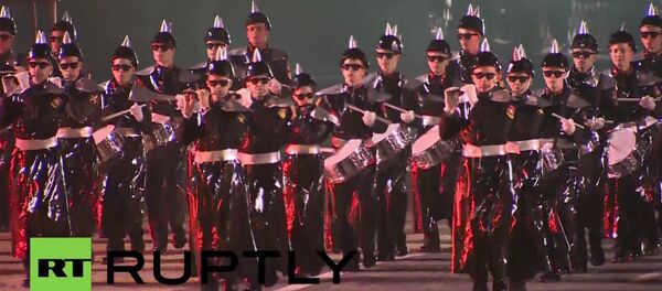 Cerimônia de encerramento do Festival Internacional de Música Militar - Sputnik Brasil