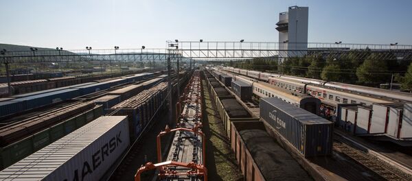 Ferrovias na Rússia. Ferrovias na Rússia. - Sputnik Brasil