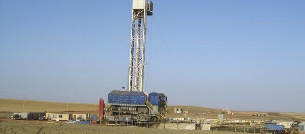 Instalação usada para extrair gás de xisto pelo método de fraturamento hidráulico - Sputnik Brasil