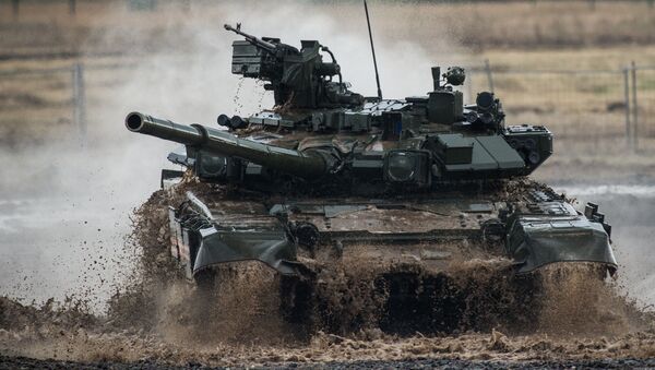 Tanque russo T-90 - Sputnik Brasil