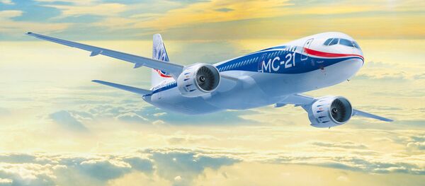 Projeto do avião MS-21 Irkut. - Sputnik Brasil