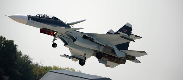 Caça russo Su-30SM - Sputnik Brasil