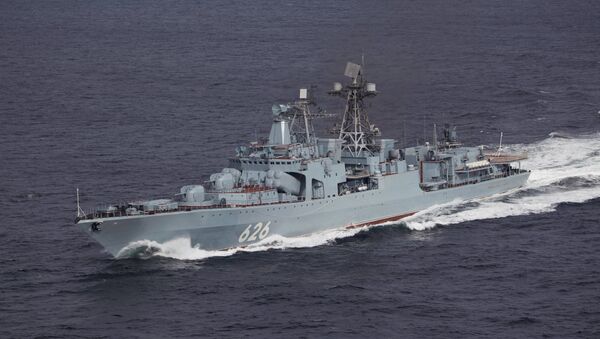 Destroier russo Vitse-Admiral Kulakov - Sputnik Brasil