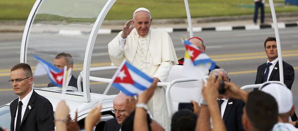 Papa Francisco em Cuba. - Sputnik Brasil