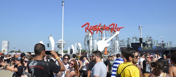 Cidade do Rock, na Barra da Tijuca, no Rio de Janeiro - Sputnik Brasil