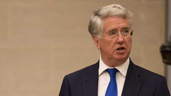 Ministro da Defesa do Reino Unido Michael Fallon - Sputnik Brasil