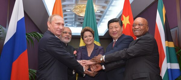 Dirigentes dos países dos BRICS Dirigentes dos países dos BRICS - Sputnik Brasil