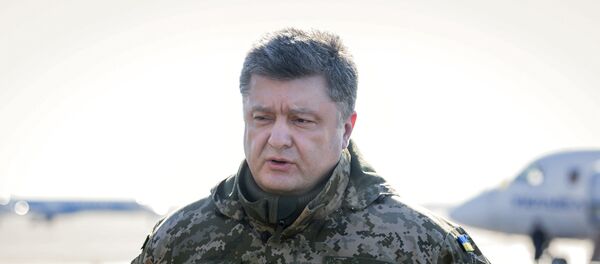 O Presidente da Ucrânia Pyotr Poroshenko - Sputnik Brasil