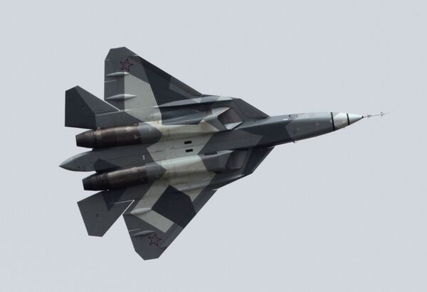 Sukhoi PAK FA, conhecido também como T-50  - Sputnik Brasil