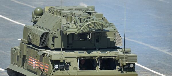An all-weather TOR-M2U/SA-15 Gauntlet tactical surface-to-air missile system An all-weather TOR-M2U/SA-15 Gauntlet tactical surface-to-air missile system - Sputnik Brasil