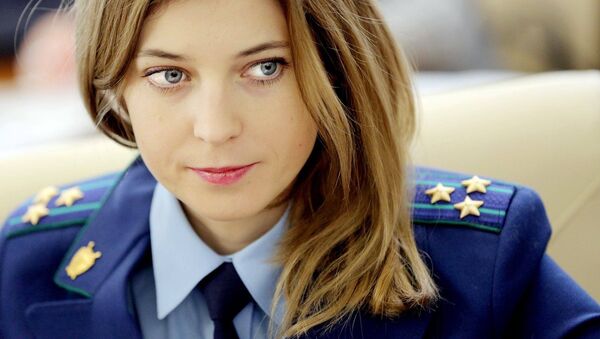 A procuradora geral da Crimeia, Natalia Poklonskaya - Sputnik Brasil