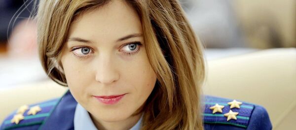 A procuradora geral da Crimeia, Natalia Poklonskaya - Sputnik Brasil