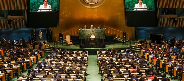 Presidenta Dilma Rousseff na ONU - Sputnik Brasil