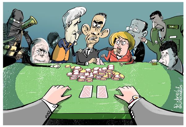 Jogo no palco político internacional - Sputnik Brasil