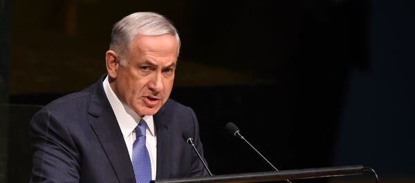 Primeiro-ministro de Israel, Benjamin Netanyahu, fala durante a 69ª Assembleia Geral da ONU Primeiro-ministro de Israel, Benjamin Netanyahu, fala durante a 69ª Assembleia Geral da ONU - Sputnik Brasil