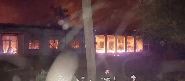 Hospital da ONG Médicos Sem Fronteiras, em Kunduz, no Afeganistão, após o ataque aéreo dos EUA. - Sputnik Brasil