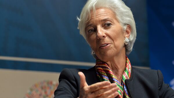 Cristine Lagarde, diretora-gerente do Fundo Monetário Internacional (FMI) - Sputnik Brasil
