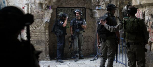 Israeli border police officers - Sputnik Brasil