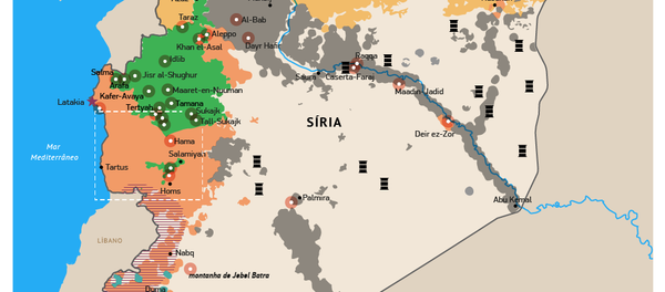 Campanha antiterrorista da aviação russa na Síria - Sputnik Brasil