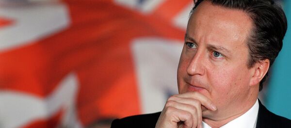 Primeiro-ministro britânico David Cameron - Sputnik Brasil