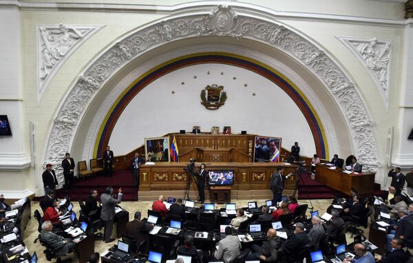Twitter bloqueia conta do novo Parlamento venezuelano Twitter bloqueia conta do novo Parlamento venezuelano - Sputnik Brasil