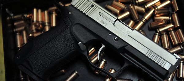 Pistola e munição - Sputnik Brasil