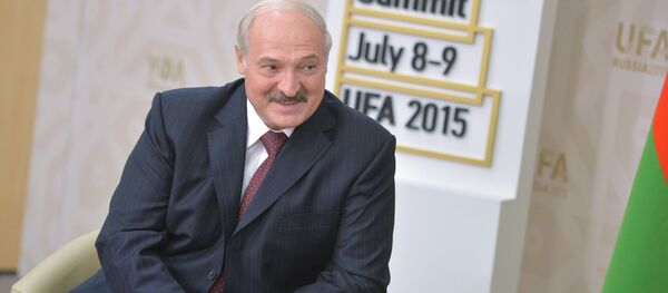 Presidente da Bielorrússia Aleksandr Lukashenko durante a cúpula dos BRICS, Ufa, 8 de julho de 2015 - Sputnik Brasil