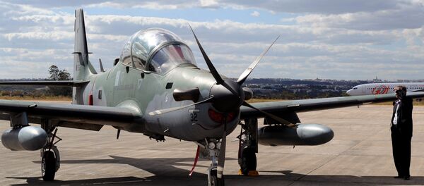 Avião de combate EMB-314 Super Tucano Avião de combate EMB-314 Super Tucano - Sputnik Brasil
