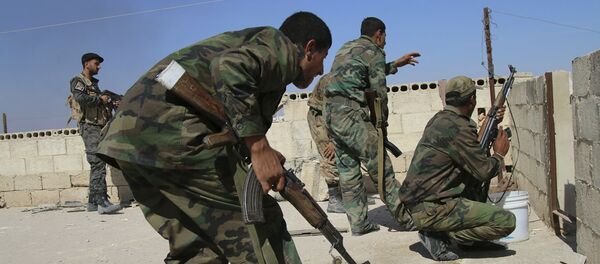 Exército sírio em ação contra os grupos terroristas. - Sputnik Brasil