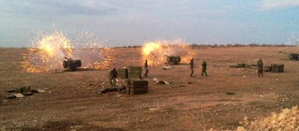 Exército sírio lança ofensiva contra o Estado Islâmico no norte da província síria de Hama Exército sírio lança ofensiva contra o Estado Islâmico no norte da província síria de Hama - Sputnik Brasil