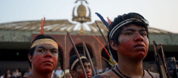 Tribos de diversas etnias participam dos Jogos Mundiais Indígenas, em Palmas - Sputnik Brasil