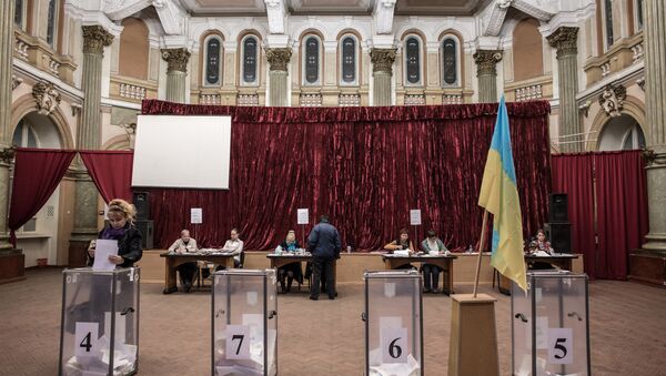 Eleições locais na Ucrânia - Sputnik Brasil