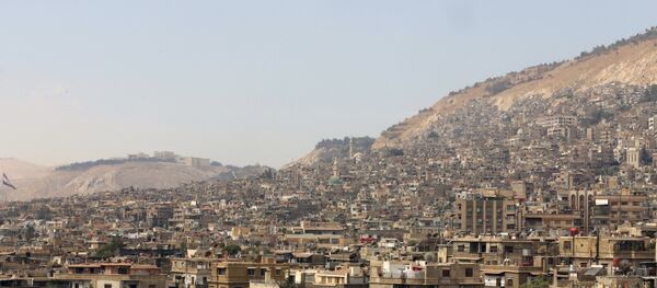 A vista para Damasco, Síria - Sputnik Brasil