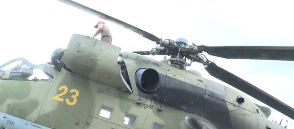 Helicóptero russo Mi-24 - Sputnik Brasil