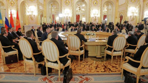 Cúpula da União Econômica Euroasiática em Kremlin, Moscou, 23 de dezembro de 2014 - Sputnik Brasil