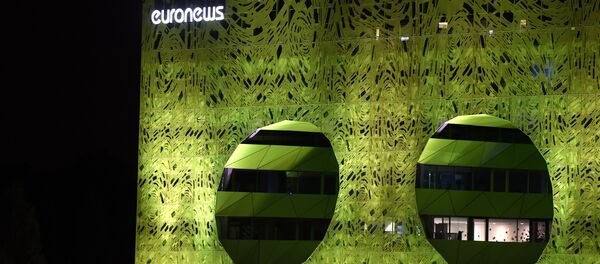 O edifício novo da sede de Euronews na cidade de Lyon, França - Sputnik Brasil