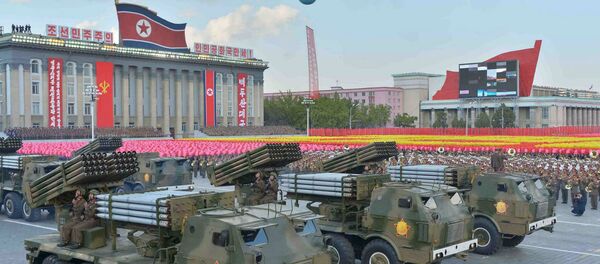 Parada militar em Pyongyang (foto de arquivo) - Sputnik Brasil