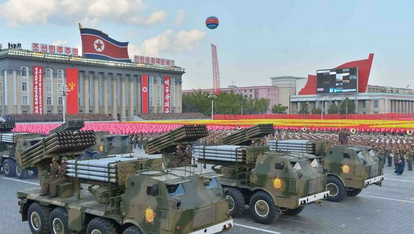 Parada militar em Pyongyang (foto de arquivo) - Sputnik Brasil