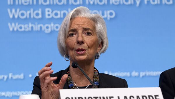 Presidente do FMI Christine Lagarde - Sputnik Brasil