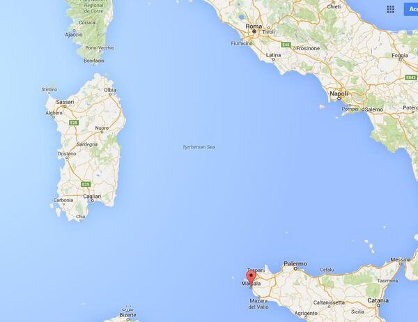 Marsala no mar Mediterrâneo - Sputnik Brasil