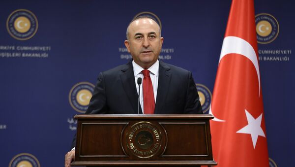 Ministro de Relações Exteriores da Turquia, Mevlut Cavusoglu - Sputnik Brasil