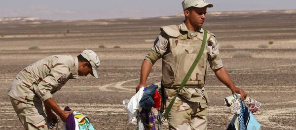 Local da queda da aeronave russa Airbus A321 no Egito - Sputnik Brasil