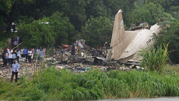 Local da queda do avião de carga An-12 no Sudão do Sul - Sputnik Brasil