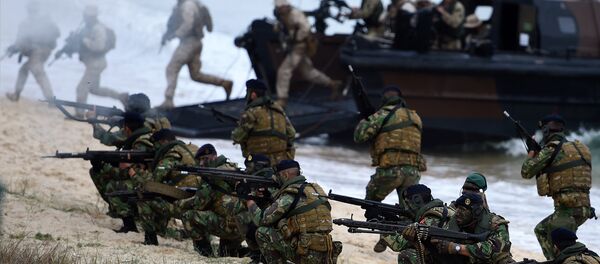Fuzileiros portugueses participam dos exercícios da OTAN Trident Juncture 2015 - Sputnik Brasil