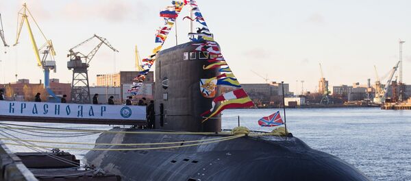 Submarino russo Krasnodar da classe Varshavyanka - Sputnik Brasil