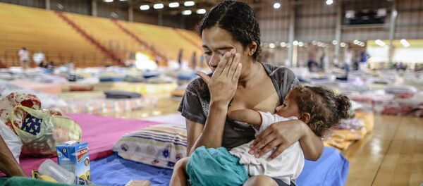 Desabrigados de Mariana. - Sputnik Brasil