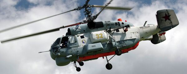Helicóptero russo Ka-27 durante cumprimento de missão - Sputnik Brasil