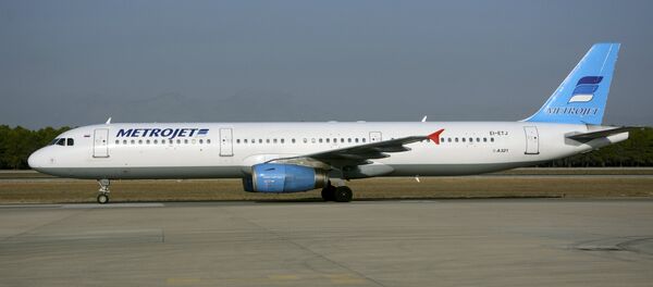 Airbus A321 da companhia russa Kogalymavia (Metrojet), que caiu na Península do Sinai - Sputnik Brasil