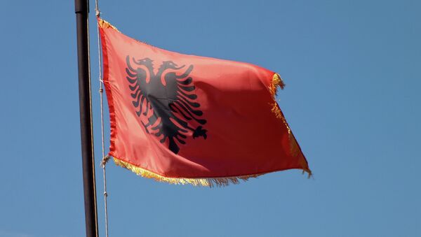 Bandeira da Albânia - Sputnik Brasil