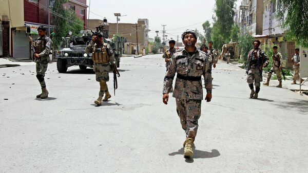 Exército afegão patrulha Cabul, foto de arquivo - Sputnik Brasil